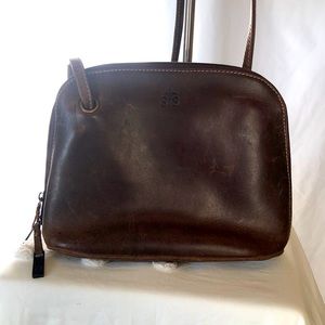 STS RANCHWEAR brown genuine leather handbag.